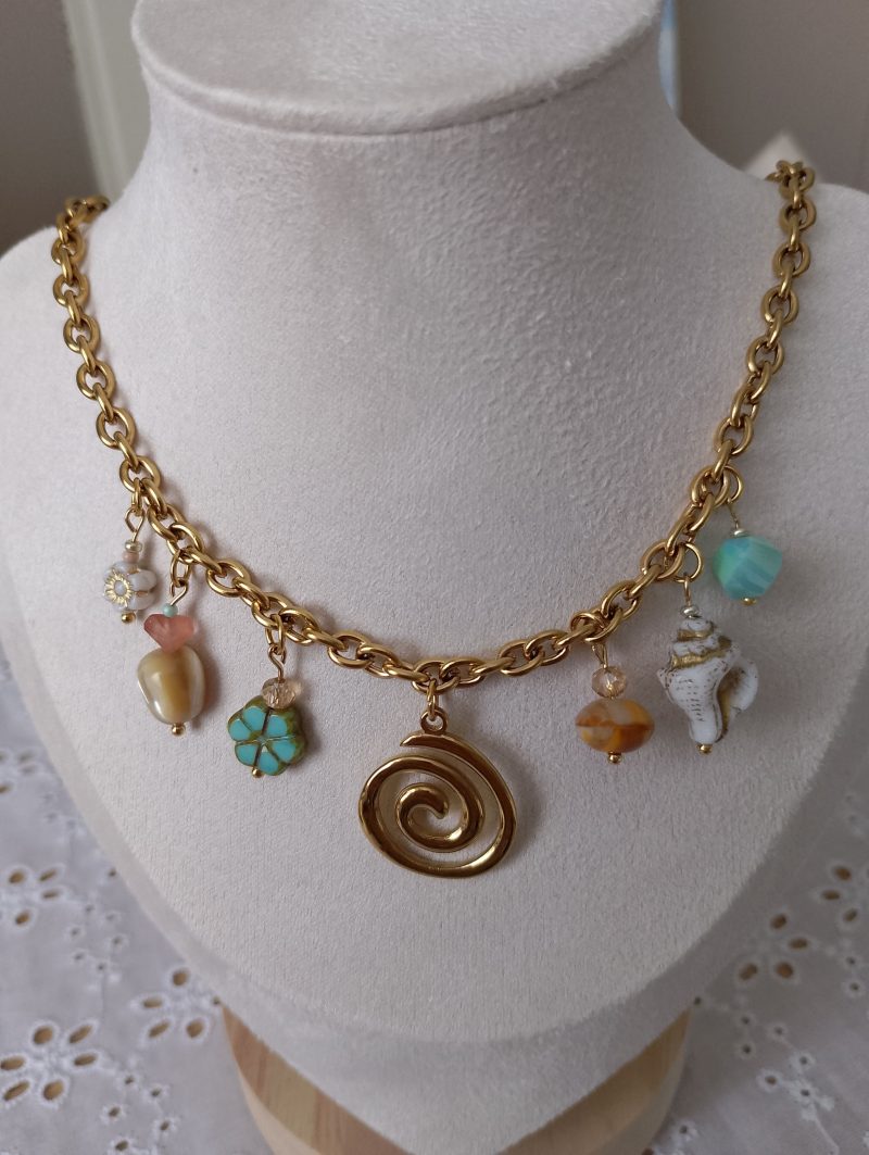 Gold Charm Necklace