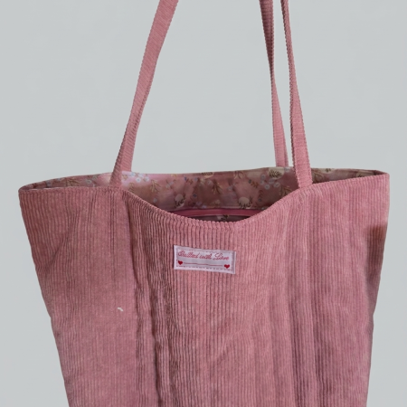 Dusky pink tote collection