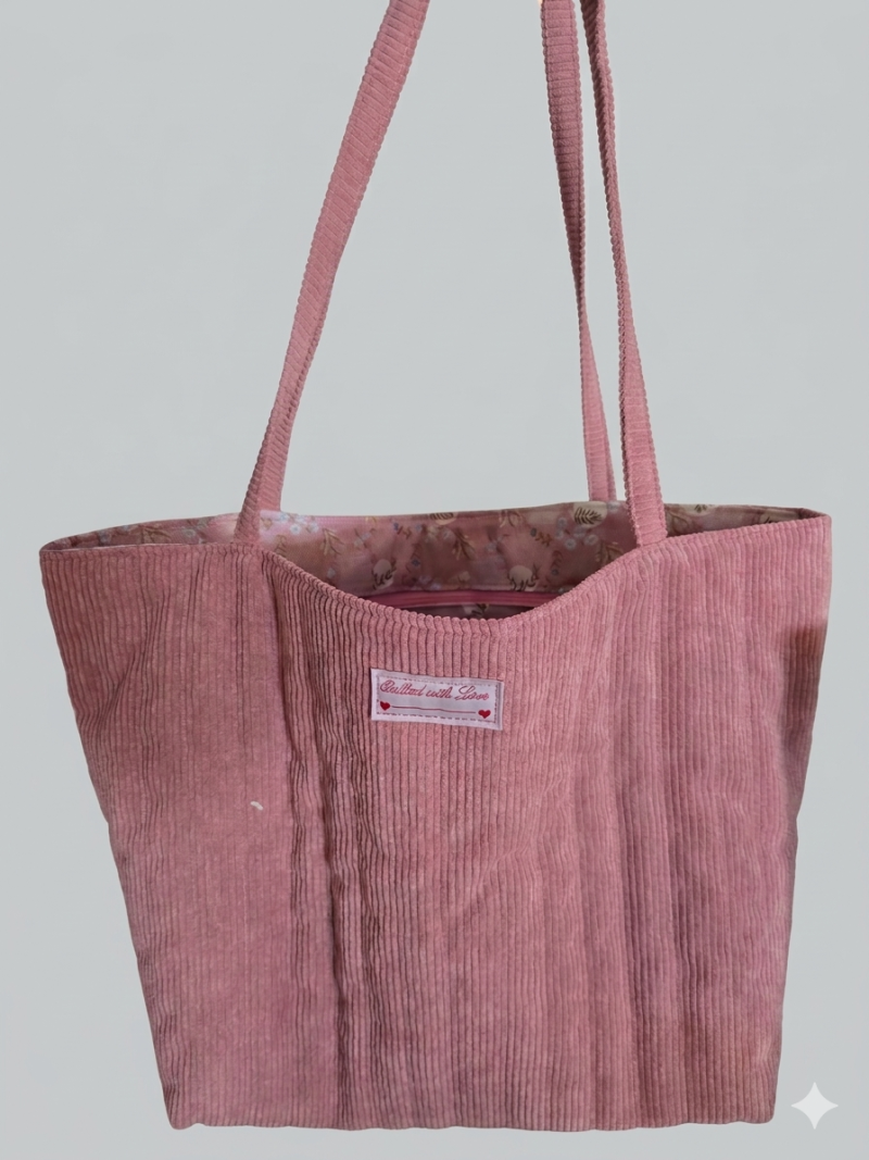 Dusky pink tote collection