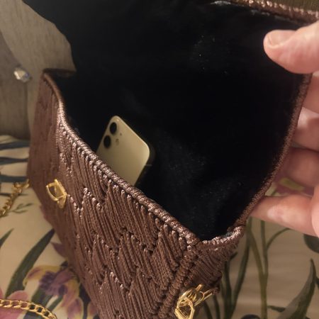 Beautiful burgundy cross body bag