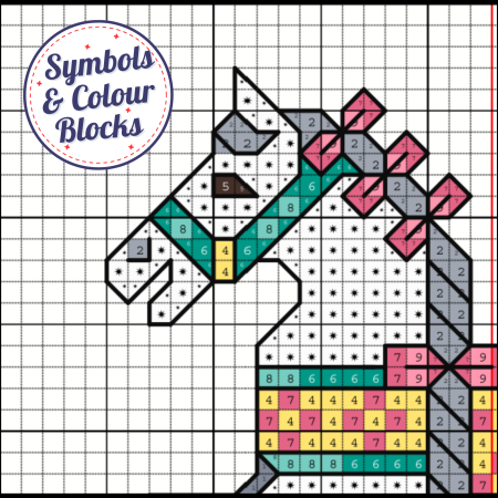 April ~ Rocking Horse ~ Cross Stitch Pattern PDF