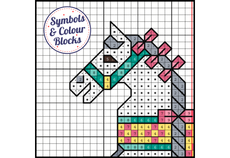 April ~ Rocking Horse ~ Cross Stitch Pattern PDF