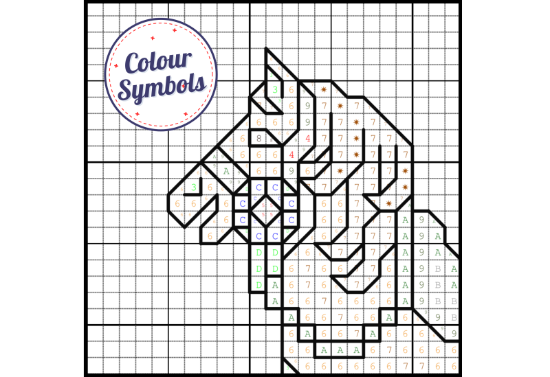 May ~ Rocking Horse ~ Cross Stitch Pattern PDF