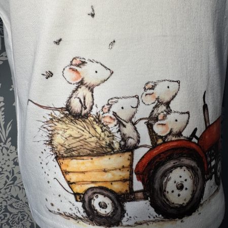 Baby Tractor and mice T shirt