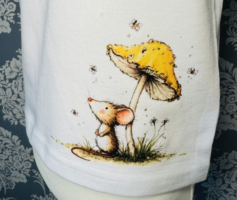 Baby Tractor and mice T shirt