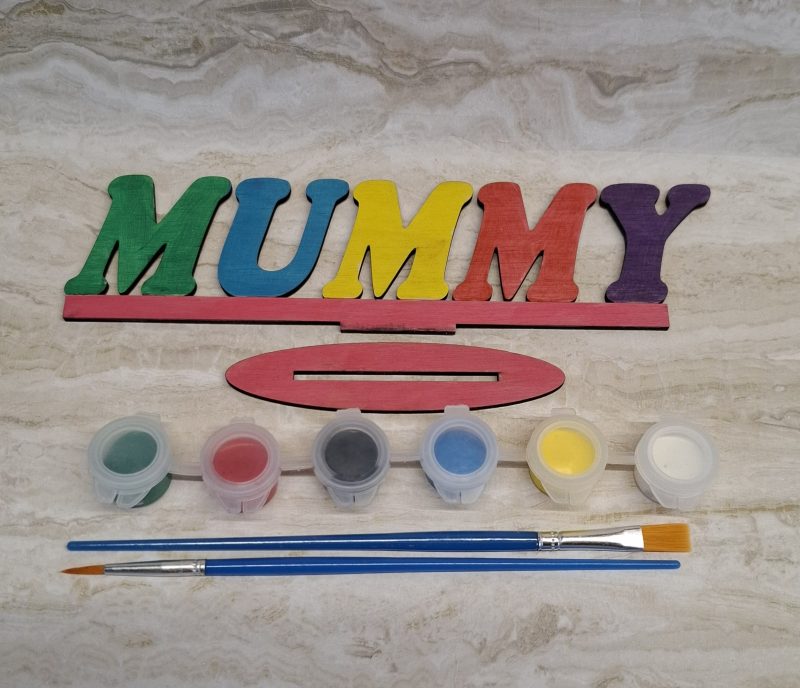 Paint and Decorate Your Daddy's Name with this Personalised Gift