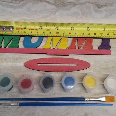 Paint and Decorate Your Daddy's Name with this Personalised Gift