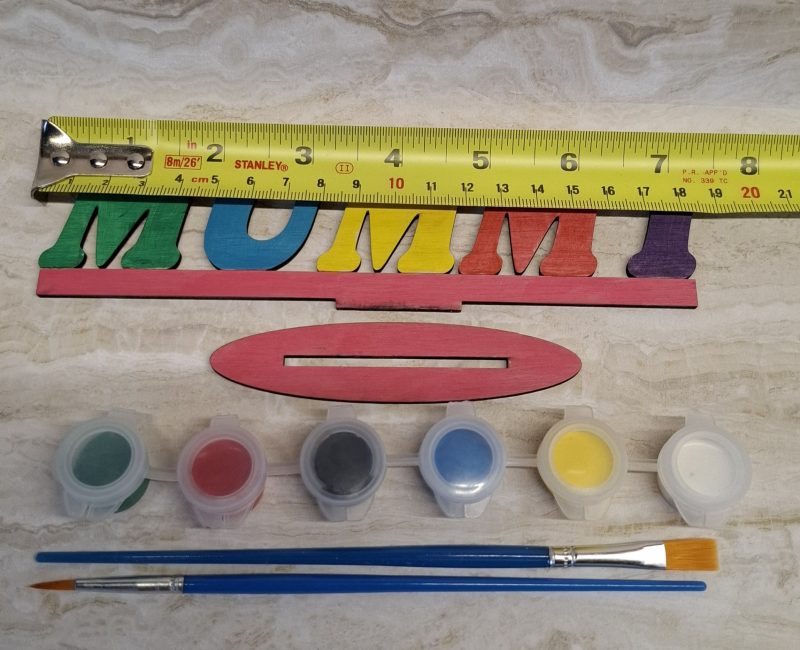 Paint and Decorate Your Daddy's Name with this Personalised Gift