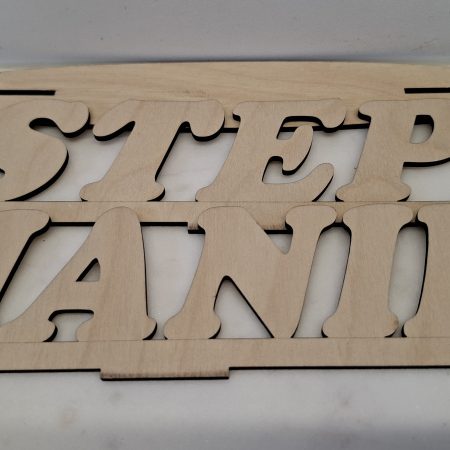 Paint and Decorate Your Daddy's Name with this Personalised Gift