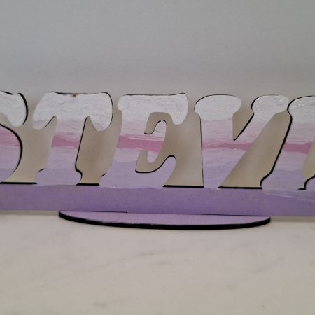 Paint and Decorate Your Daddy's Name with this Personalised Gift