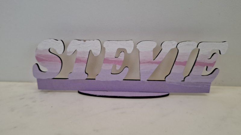 Paint and Decorate Your Daddy's Name with this Personalised Gift