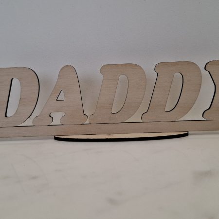 Paint and Decorate Your Daddy's Name with this Personalised Gift