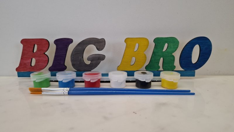 Paint and Decorate Your Daddy's Name with this Personalised Gift