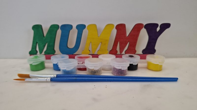 Paint and Decorate Your Daddy's Name with this Personalised Gift