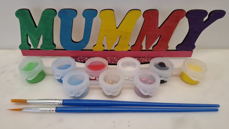 Paint and Decorate Your Daddy's Name with this Personalised Gift