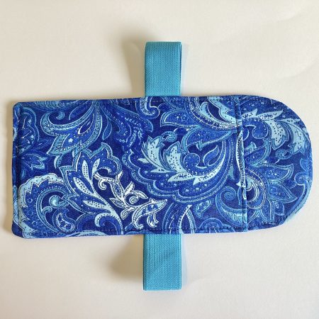 Car Visor Handmade Sun Glasses Case Dark Blue
