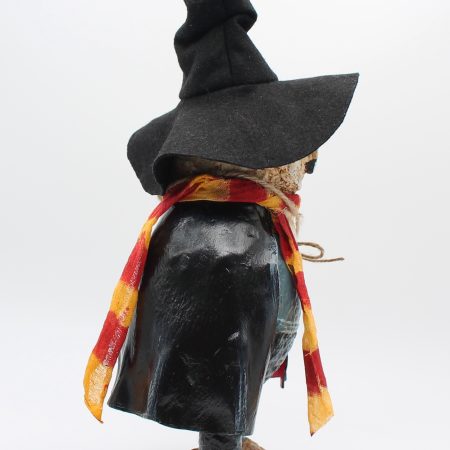 Hand-Sculpted Owl Art Doll Inspired by Lord Night Quill, 30cm Tall
