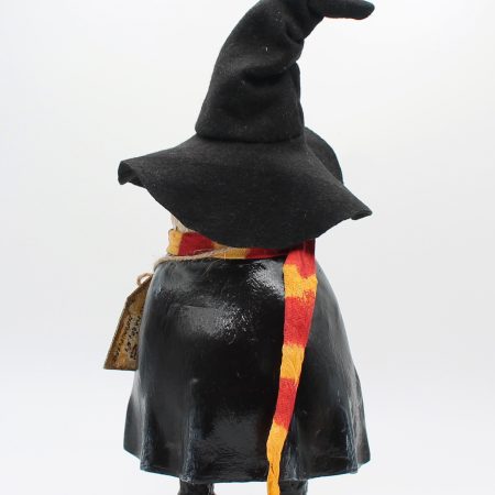 Hand-Sculpted Owl Art Doll Inspired by Lord Night Quill, 30cm Tall