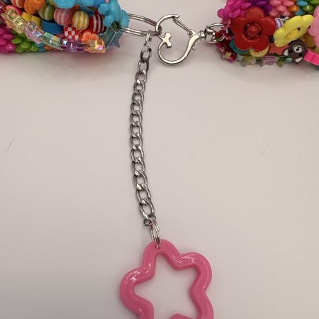 Decora maximalist multi layer rainbow necklace