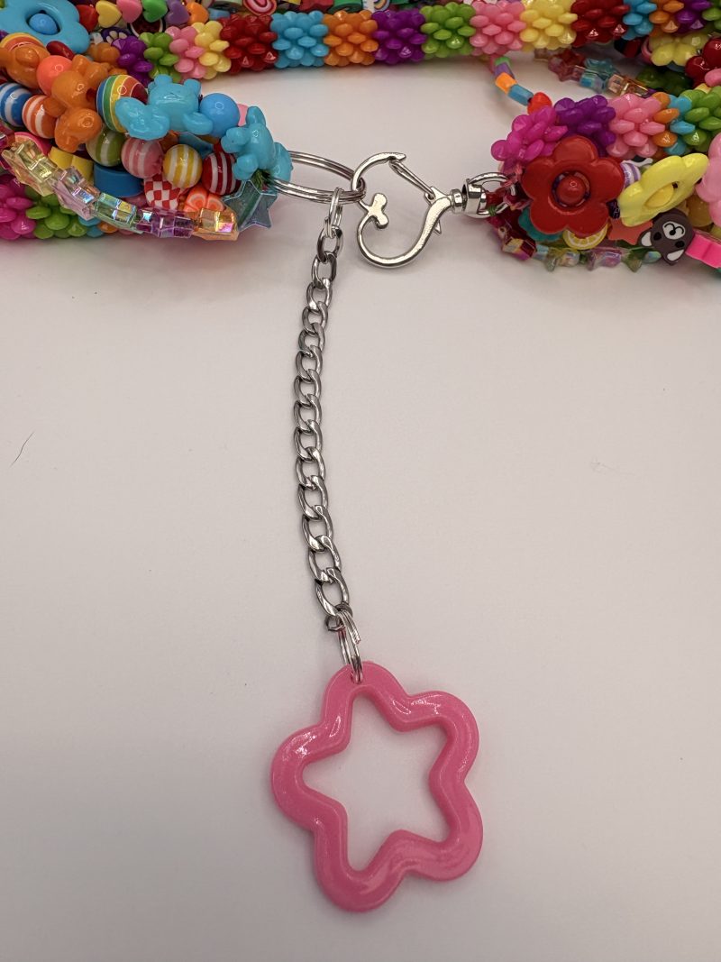 Decora maximalist multi layer rainbow necklace