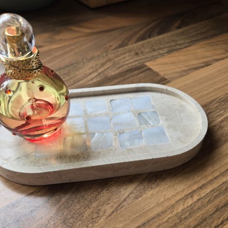 Handmade Marbled Trinket Tray.