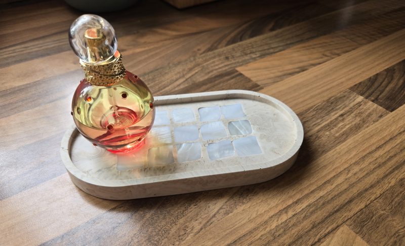 Handmade Marbled Trinket Tray.