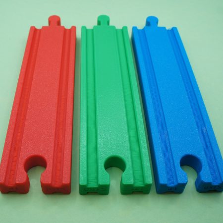 Straight Colourful Train Track 15cm | Brio & Thomas Compatible