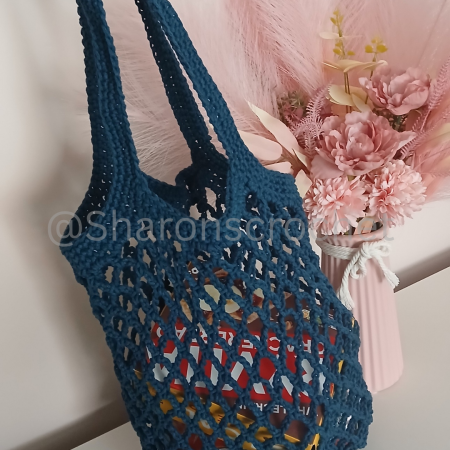 💙Handmade Crochet Market Bag