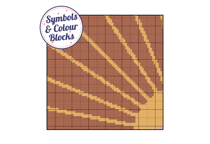 Desert Sunrise ~ Modern Cross Stitch Pattern PDF