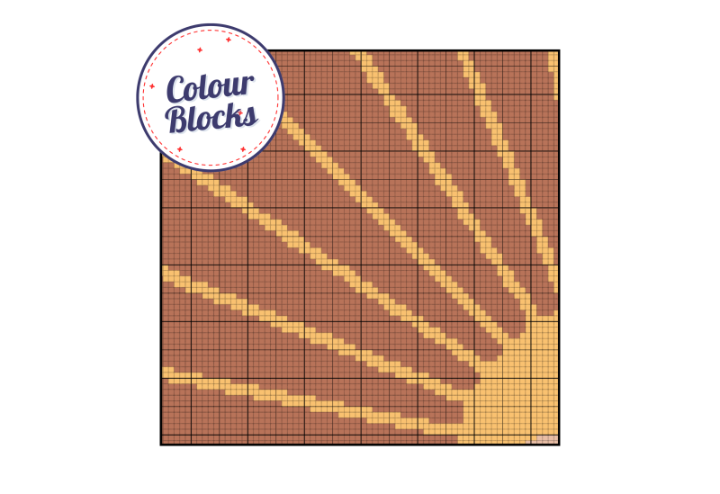 Desert Sunrise ~ Modern Cross Stitch Pattern PDF