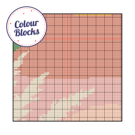 Desert Sunset ~ Modern Cross Stitch Pattern PDF