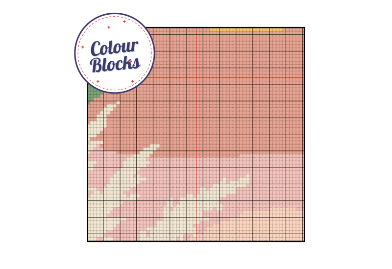 Desert Sunset ~ Modern Cross Stitch Pattern PDF