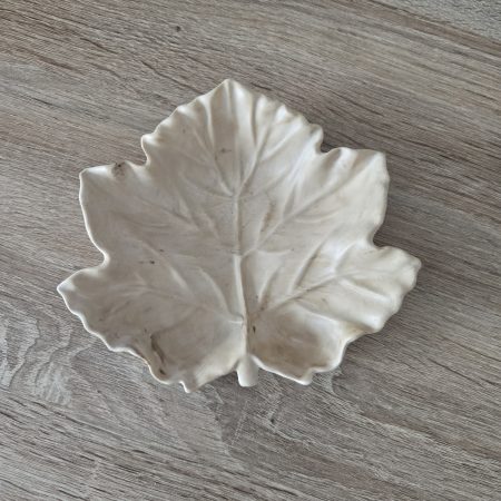 Handmade Marbled Maple Leaf Trinket Dish