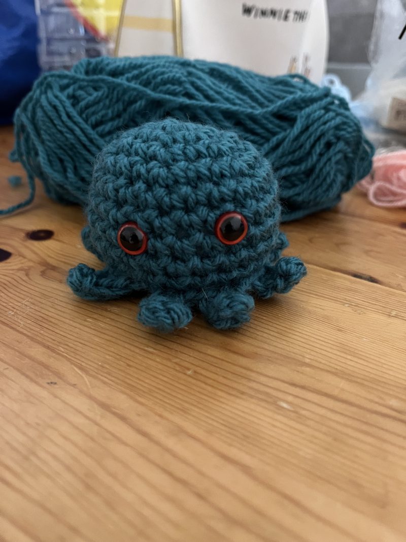 Baby octopus plushie
