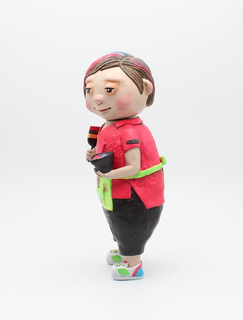 Handmade Mila Snipwell Art Doll, Little Hairdresser Figurine 26cm