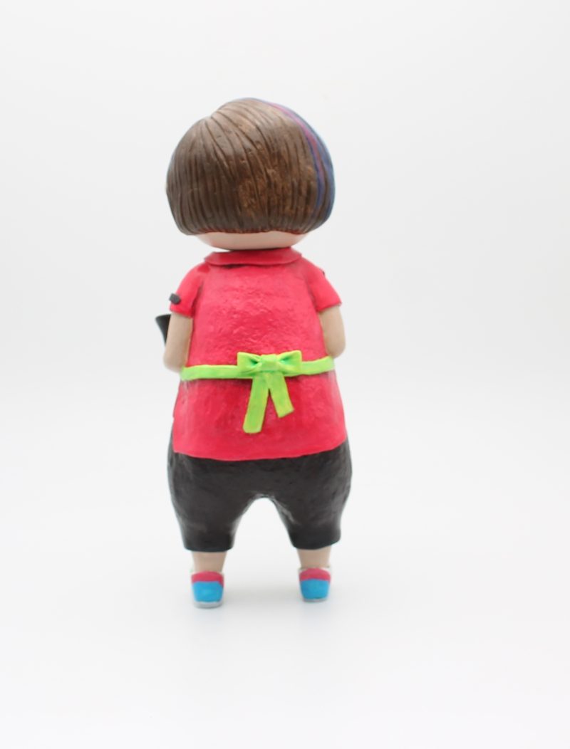 Handmade Mila Snipwell Art Doll, Little Hairdresser Figurine 26cm