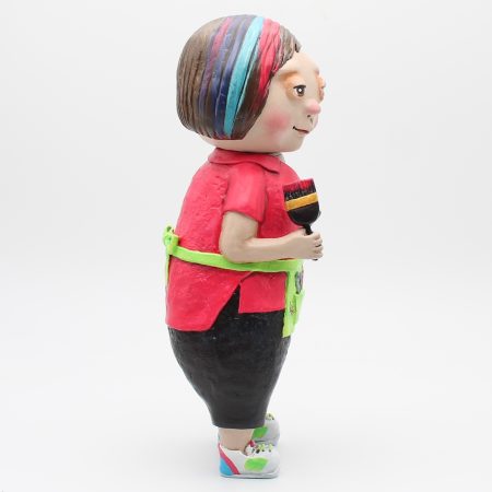 Handmade Mila Snipwell Art Doll, Little Hairdresser Figurine 26cm