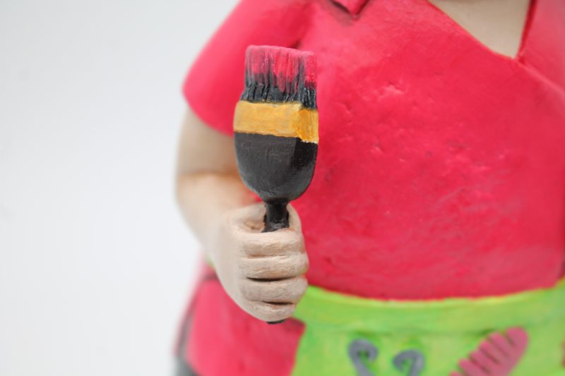 Handmade Mila Snipwell Art Doll, Little Hairdresser Figurine 26cm