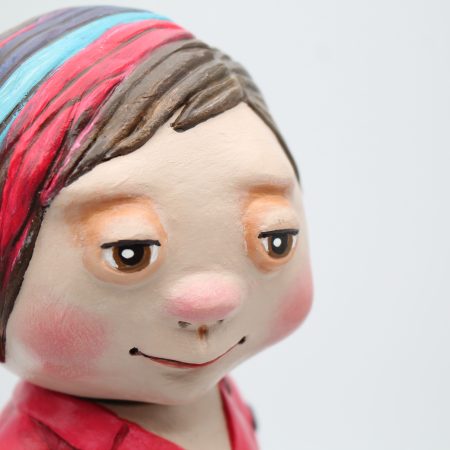 Handmade Mila Snipwell Art Doll, Little Hairdresser Figurine 26cm