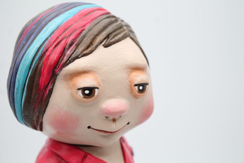 Handmade Mila Snipwell Art Doll, Little Hairdresser Figurine 26cm