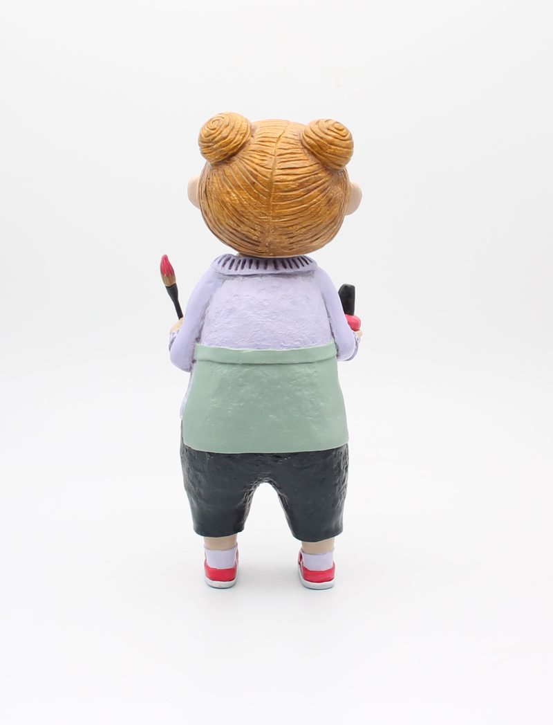 Nina Polishwell Handmade Paper Clay Art Doll, 26cm Tall