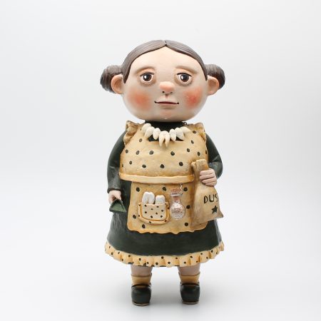 Hand-Sculpted Dora Toothkeeper Art Doll, 24cm Tall