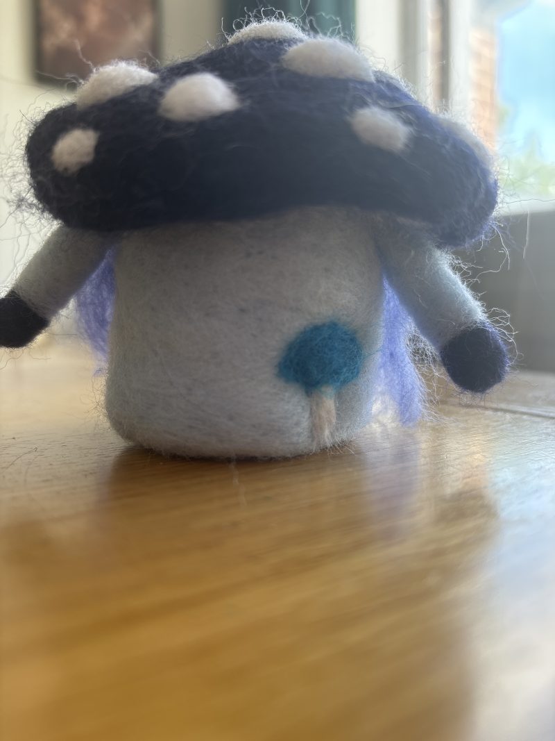 Blue mushroom gonk