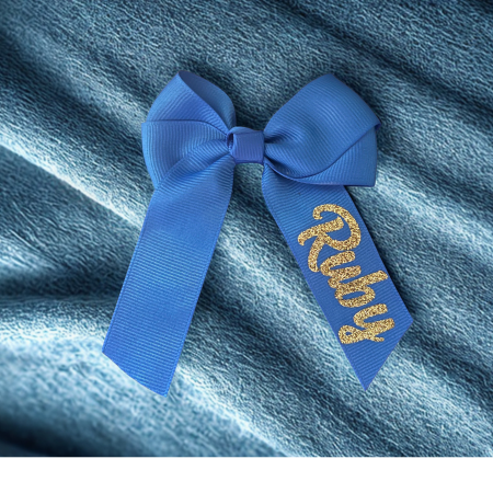 Personalised hair bow