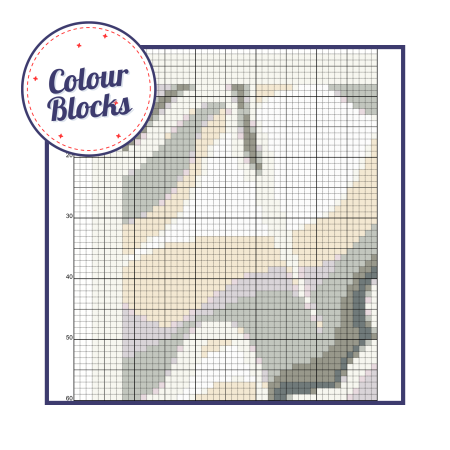 White Peony ~ Modern Cross Stitch Pattern PDF