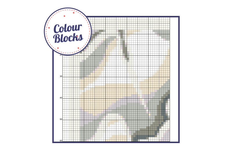 White Peony ~ Modern Cross Stitch Pattern PDF
