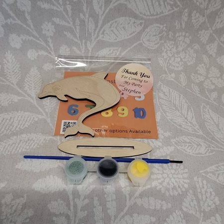 Individual Party Packs, Paint your Own Sea Animals, Wooden Figures,