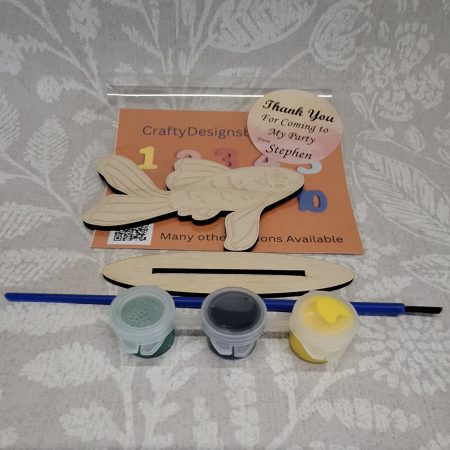 Individual Party Packs, Paint your Own Sea Animals, Wooden Figures,
