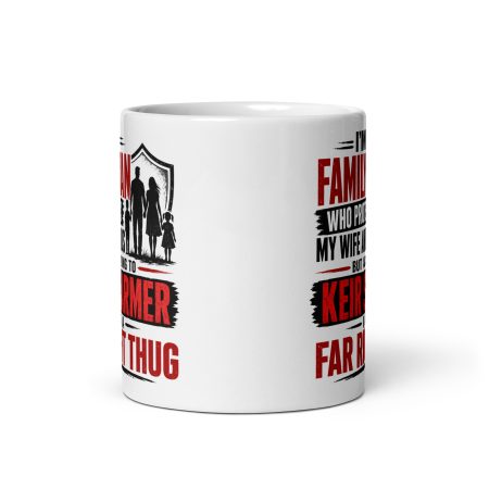 Keir Starmer Political Mug – 11oz White Ceramic Family Man Satire Gift Cup