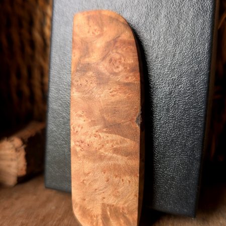 Hand Made Found Wood Comfort Chip – Deep Beech Burr With Satin Sheen